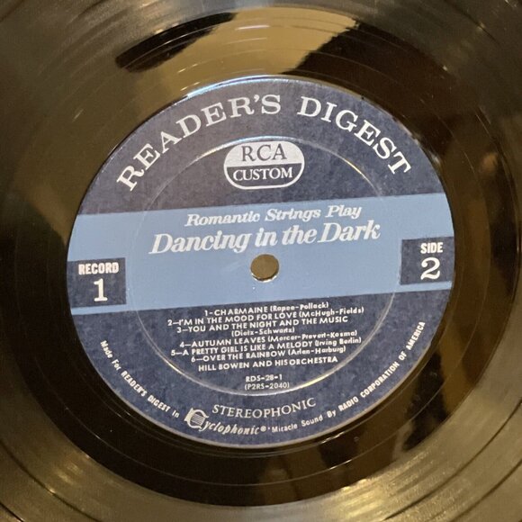 Romantic Strings Play Dancing In The Dark (Vinyl, 1963, 2x LP) Reader's Digest - Picture 8 of 12